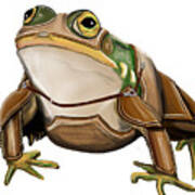 Panzer Frog Art Print