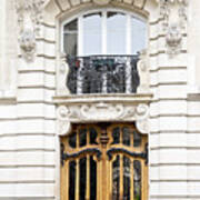 Paris Art Nouveau Door Art Print