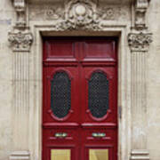 Paris Doors No. 17 - Paris, France Art Print