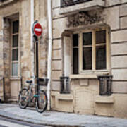 Parked At Ile Saint-louis - Paris, France Art Print