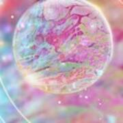 Pastel Dream Sphere Art Print
