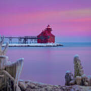 Pastel Lighthouse Art Print