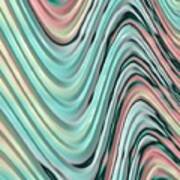 Pastel Zigzag Art Print