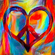 Peace Of My Heart - Multi Art Print