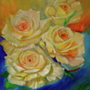 Peace Roses Art Print