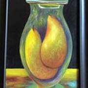 Pears In Ginger Jar.  Sold Art Print