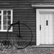 Penny Farthing Cottage Art Print