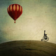 Penny Farthing For Your Thoughts Art Print