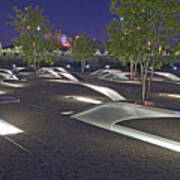 Pentagon Memorial To Those Killed On September 11 2001 Art Print