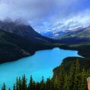 Peyto Lake Banff National Park Majestic Beauty Art Print