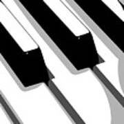 Piano Keyboard Art Print