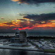 Port Everglades Sunrise Art Print