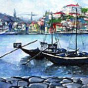 Porto Rabelo Boats Art Print