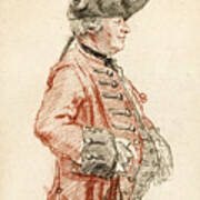 Portrait Of Monsieur De La Neuville Morfleury Art Print