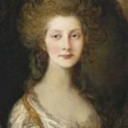 Portrait Of Princess Augusta Art Print