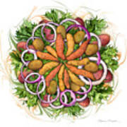 Potato Salad Art Print