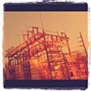 Power Station #miami #juansilvaphotos Art Print