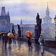 Prague Charles Bridge Art Print