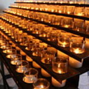 Prayer Candles Art Print