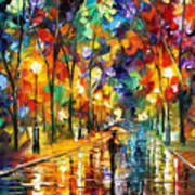 Pretty Night Palette Knife Oil Painting On Canvas By Leonid Afremov Painting By Leonid Afremov