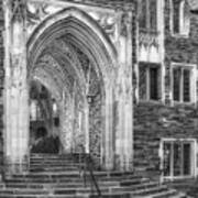 Princeton University Lockhart Hall Dorms Bw Art Print