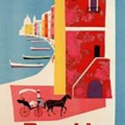 Procida - Naples, Italy - The Island Of Tranquility - Retro Travel Poster - Vintage Poster Art Print