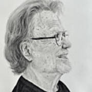 Profile Portrait Of Kris Kristofferson Art Print