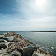 Provincetown Breakwater Art Print