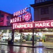 Public Market, Seattle Art Print