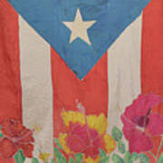 Puerto Rican Flag Art Print