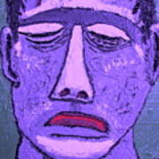 Purple Frankenstein Art Print