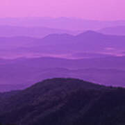Purple Mountains Art Print