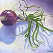 Purple Onion Art Print