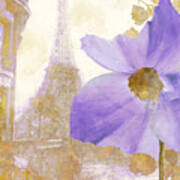 Purple Paris I Art Print