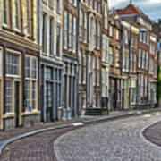 Quiet Street In Dordrecht Art Print