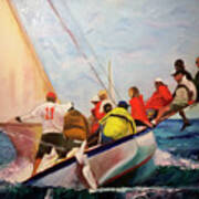 Racing Abaco Rage Art Print