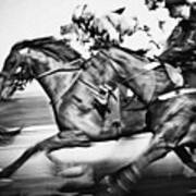 Racing Horses Art Print