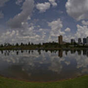 Railroad Park Reflection Art Print