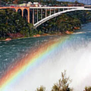 Rainbow Bridge - Niagara Falls Art Print