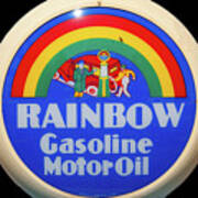 Rainbow Gasoline Art Print