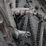 Ram And Eagle Griffon Notre Dame Art Print