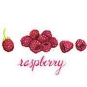 Raspberry Art Print