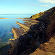 Ravenscar Cliffs Art Print