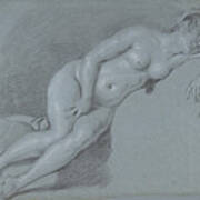 Reclining Female Nude Art Print