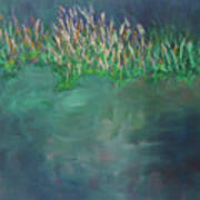 Reeds At Green Cay Art Print