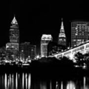 Reflecting On A Warm Summer Night. #cle Art Print