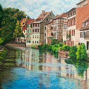 Reflections Of Strasbourg Art Print