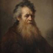 Rembrandt Bearded Old Man Art Print