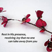 Rest In His Presence Art Print