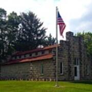 Ridgelawn Cemetery Mausoleum Art Print